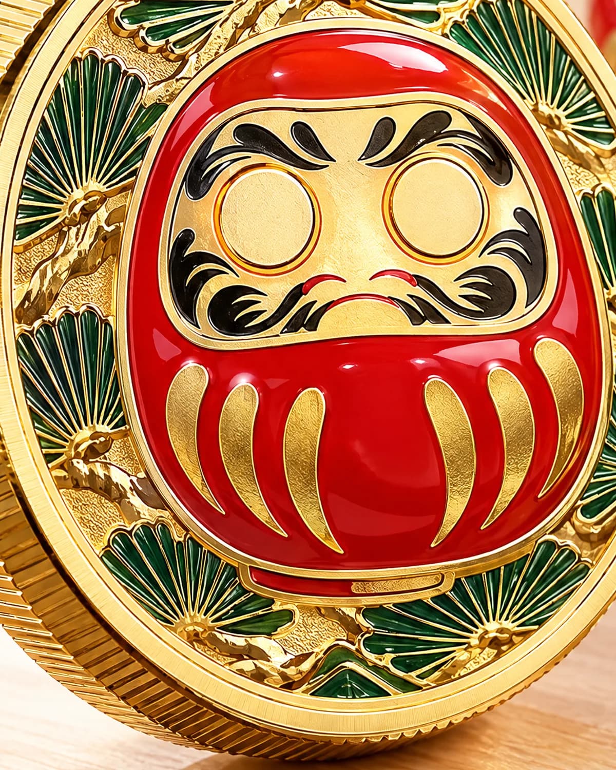 達磨 必勝メダル 50mm 細部