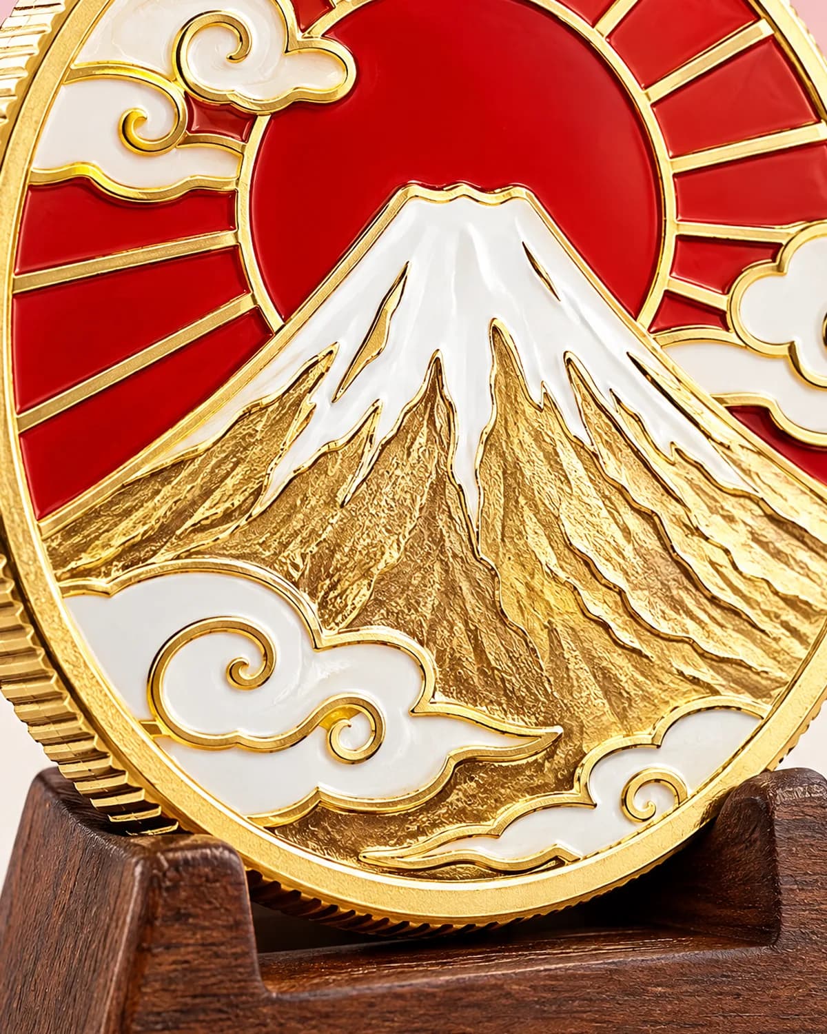 富士 日の出コイン 細部